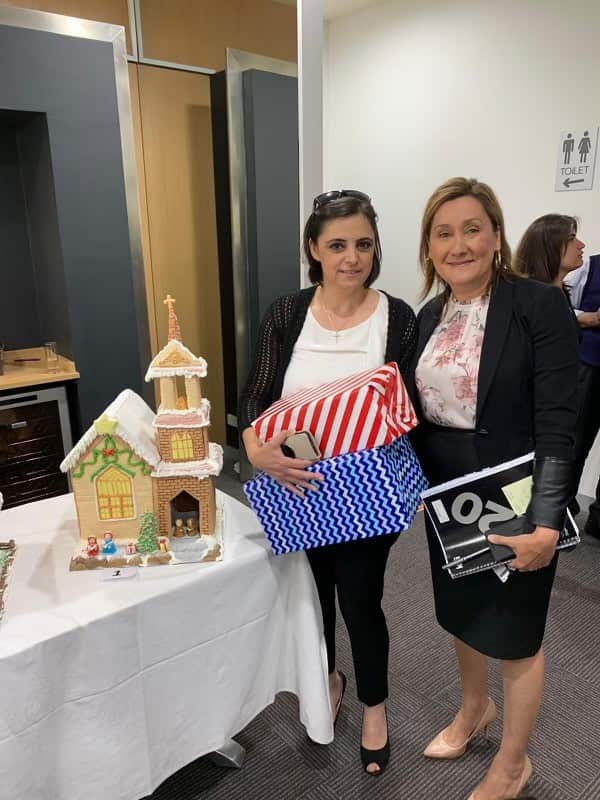 Mrs Tamam Hanon with her English teacher 