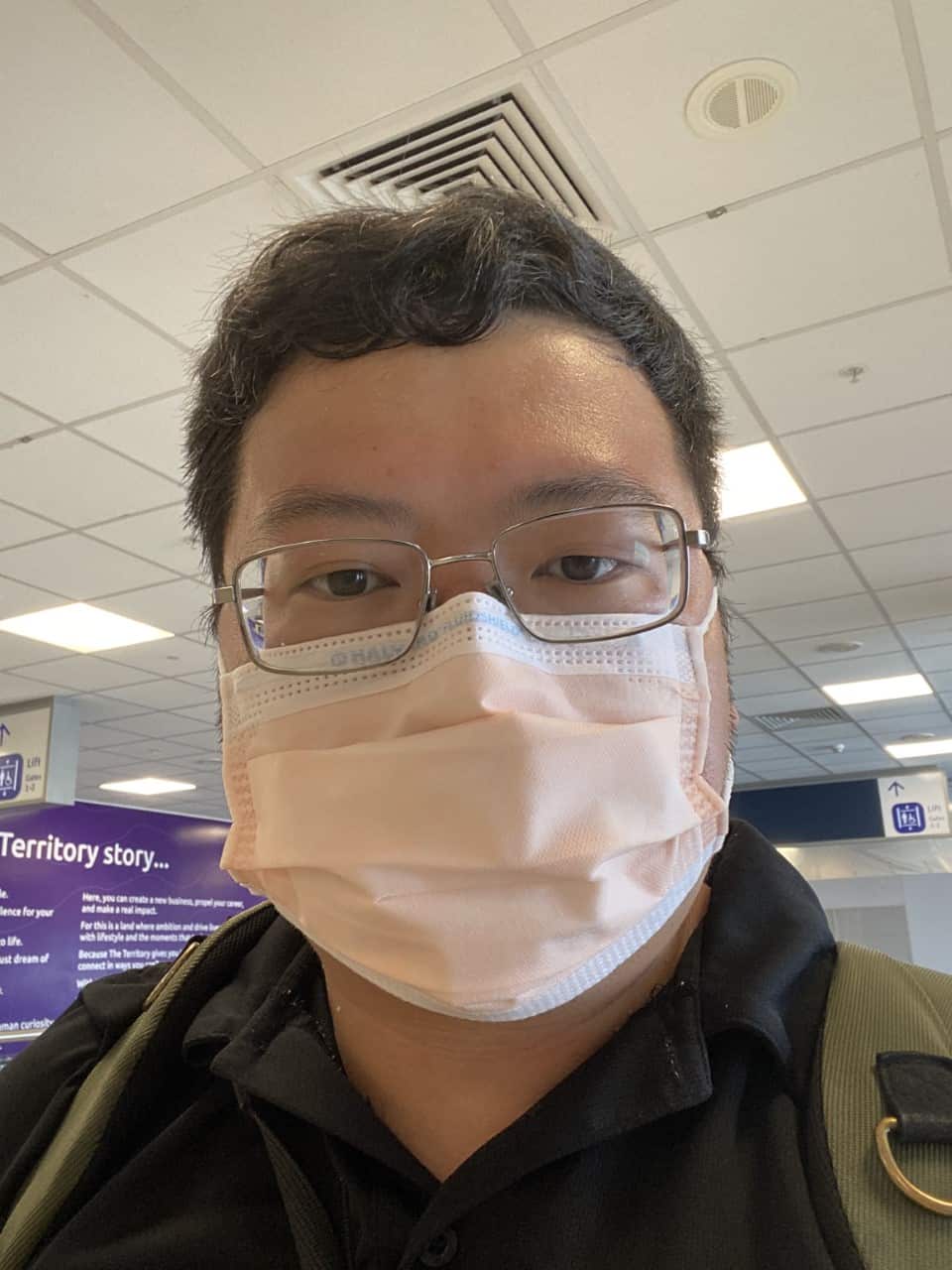 Franky So in Darwin during COVID pandemic.