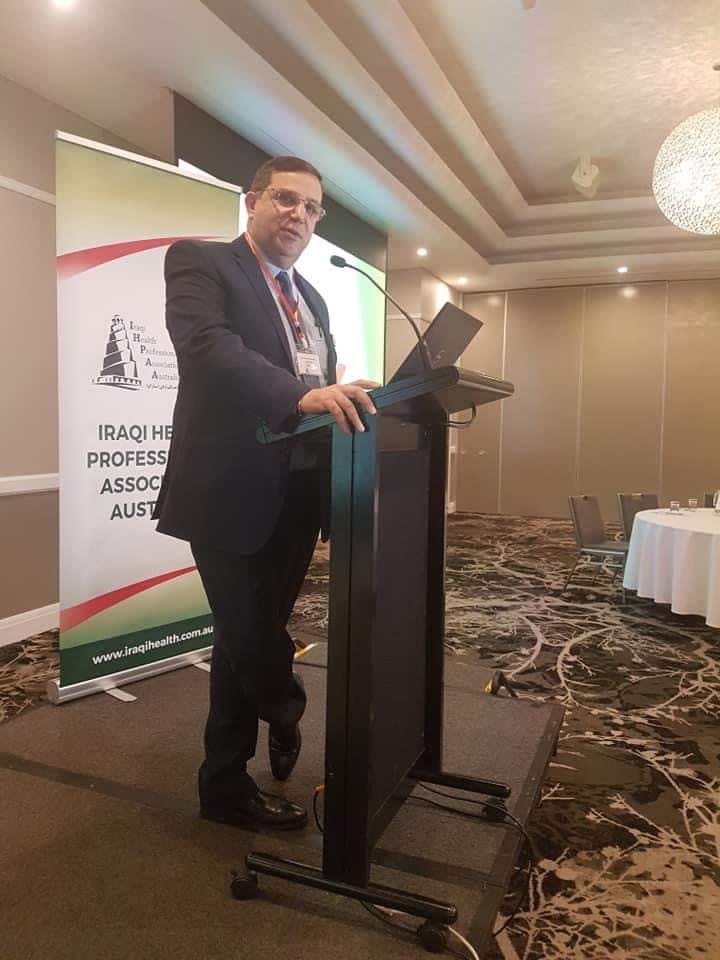 Dr. Sam Al- Suhaily, Head of Iraqi Health Professionals Association Australia