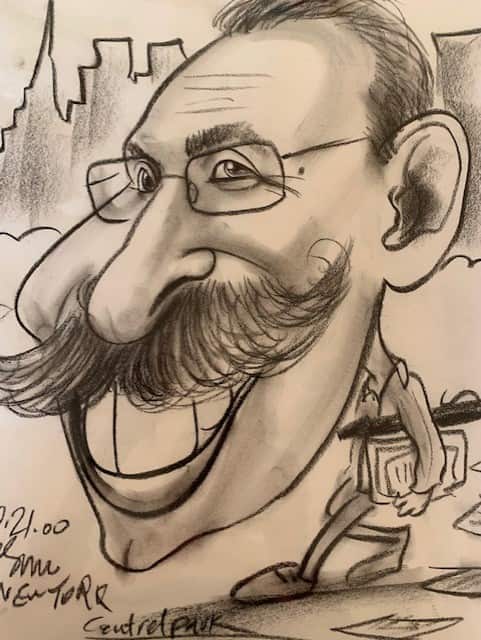 Una caricatura di Pietro Schirru