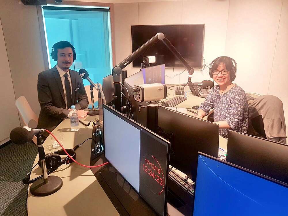 Vietnamese program, studio, broadcasting