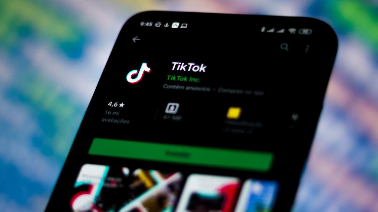 TikTok (Douyin) logo seen displayed on a smartphone