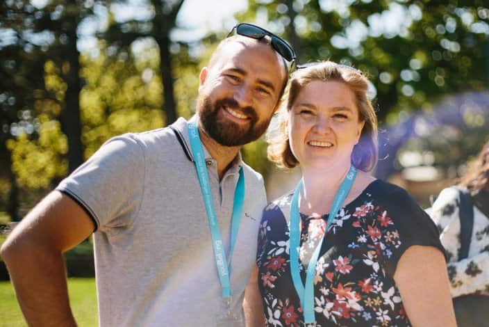 Tim Buxton, You Belong Founder and Rachael Carter Team LeaderLeader