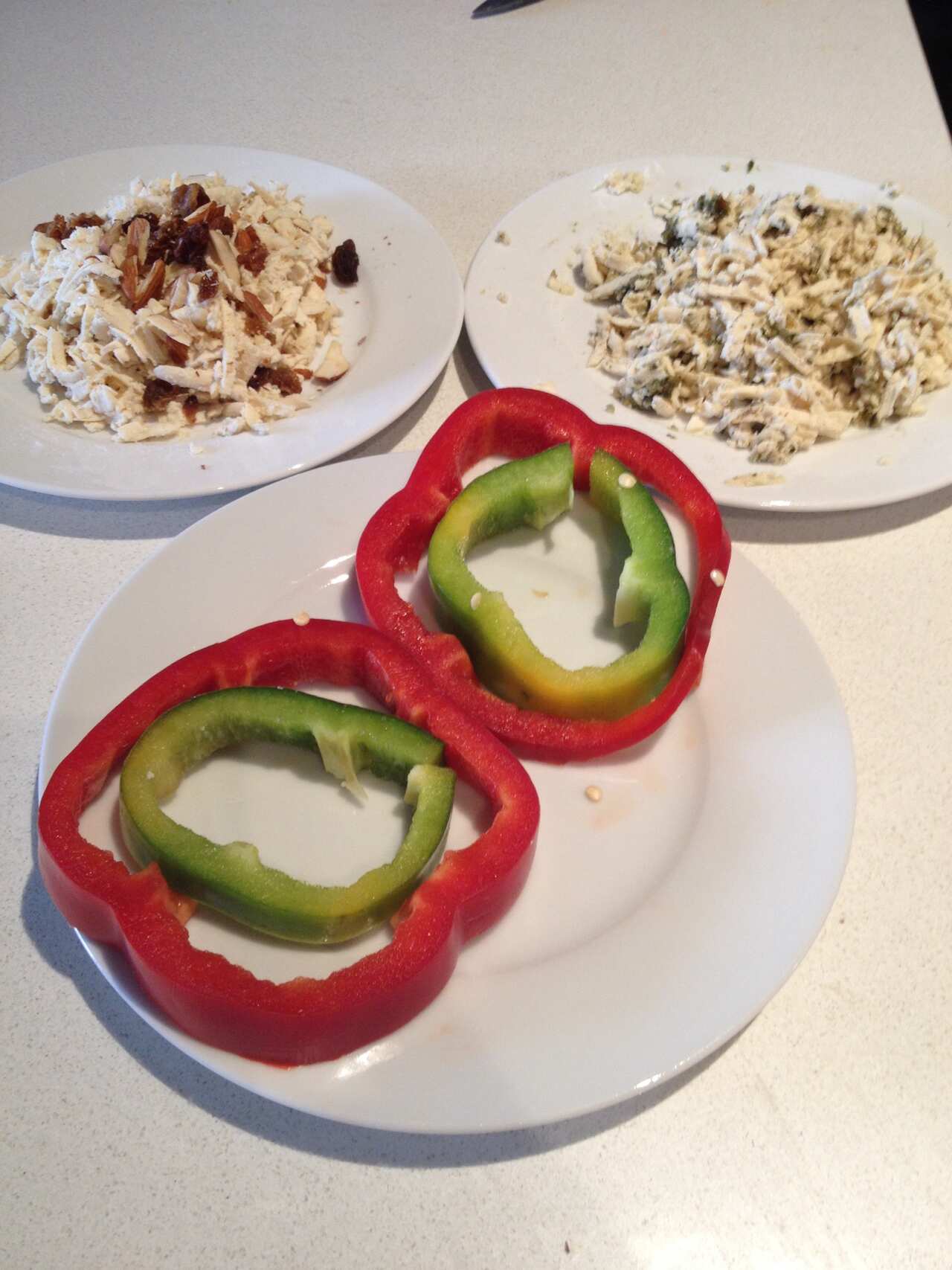 Cut Rings of Capsicum