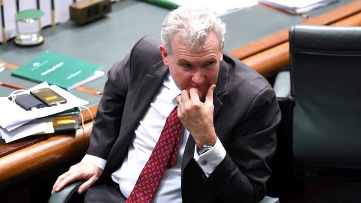 تونی برک فرانت بنچر ارشد حزب کارگر استرالیا 