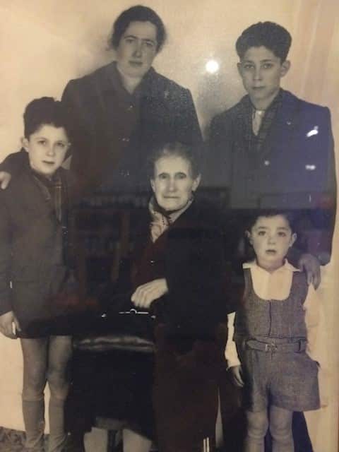 Tony Labozzetta with his family
