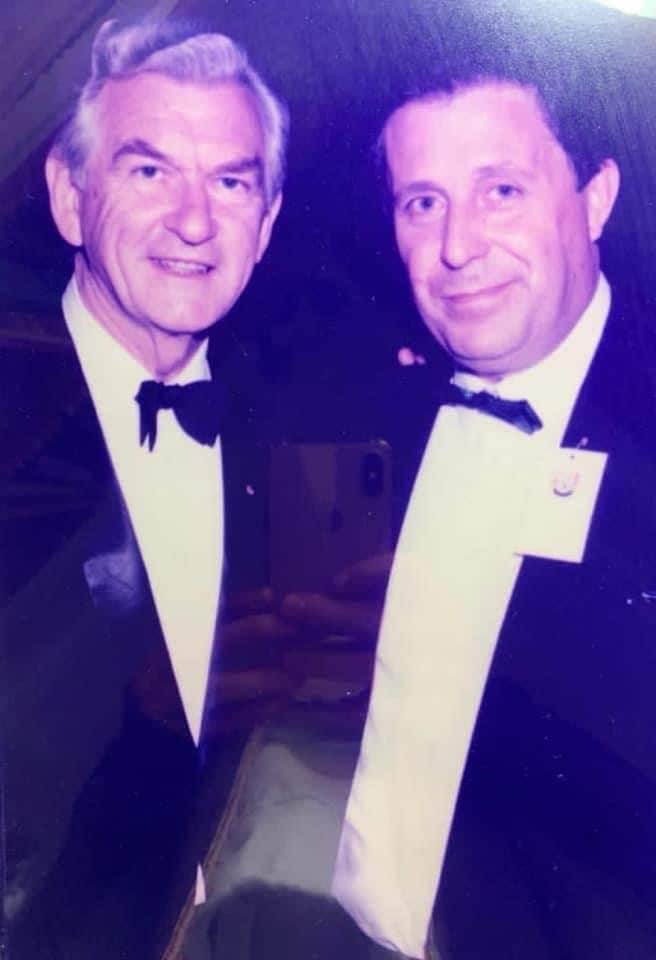 Tony Labozzetta with Bob Hawke