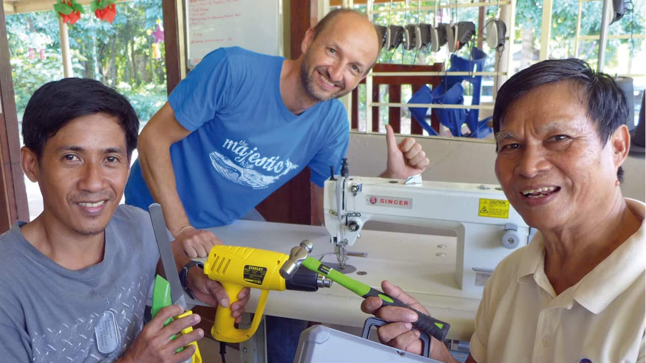 Udo Foerster, prosthetics, Australian volunteer, Bahatala