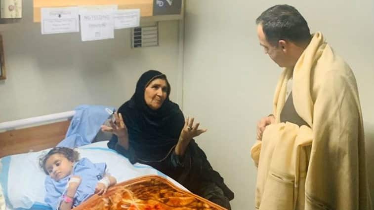 Afghan ambassador to Pakistan, pays visit to the hospital where Kainat is getting treatment.