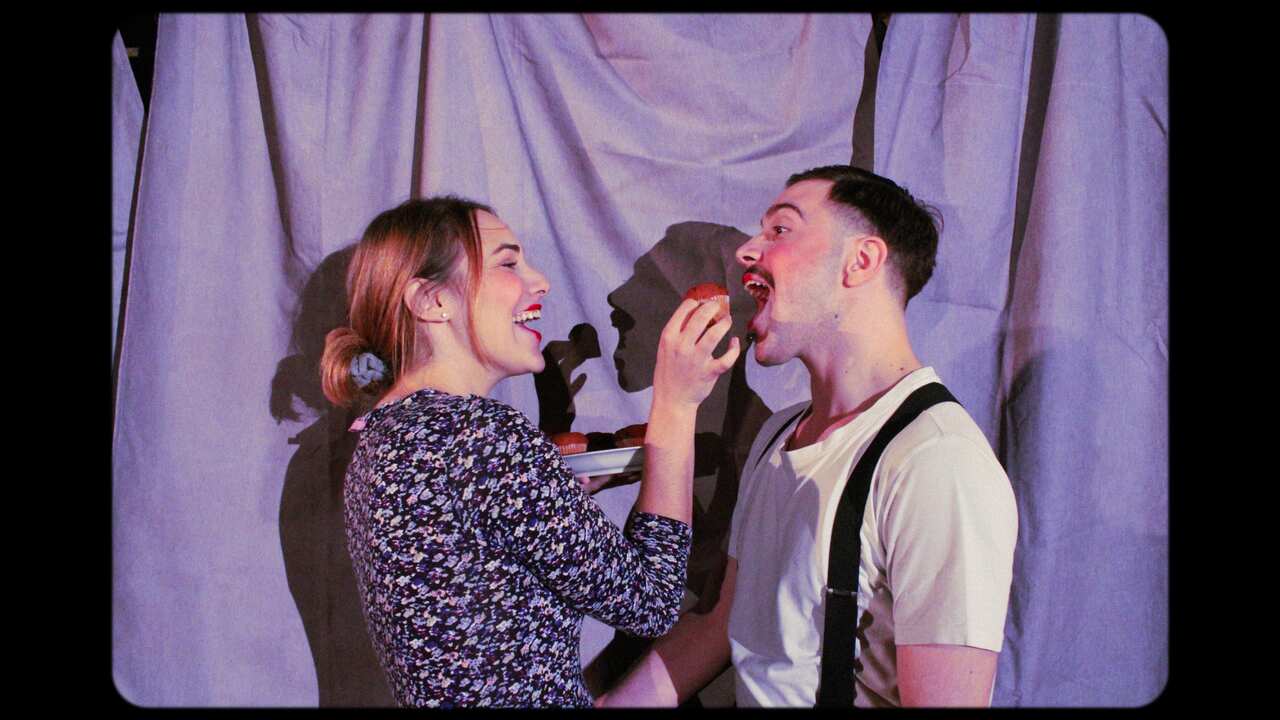 A shot from the video clip created by the group