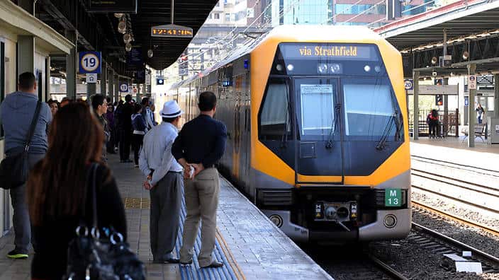 Sydney train users are urged to be vigilant