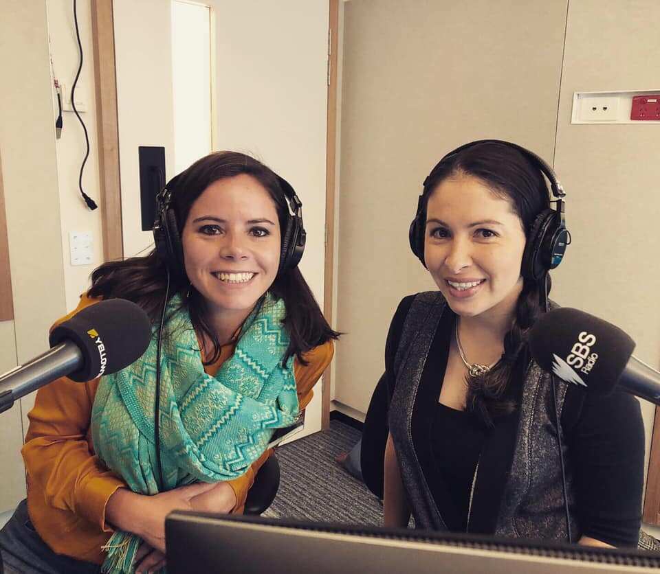 Trini Abascal and Maria Cristina Abela, from the project Latin Stories Australia