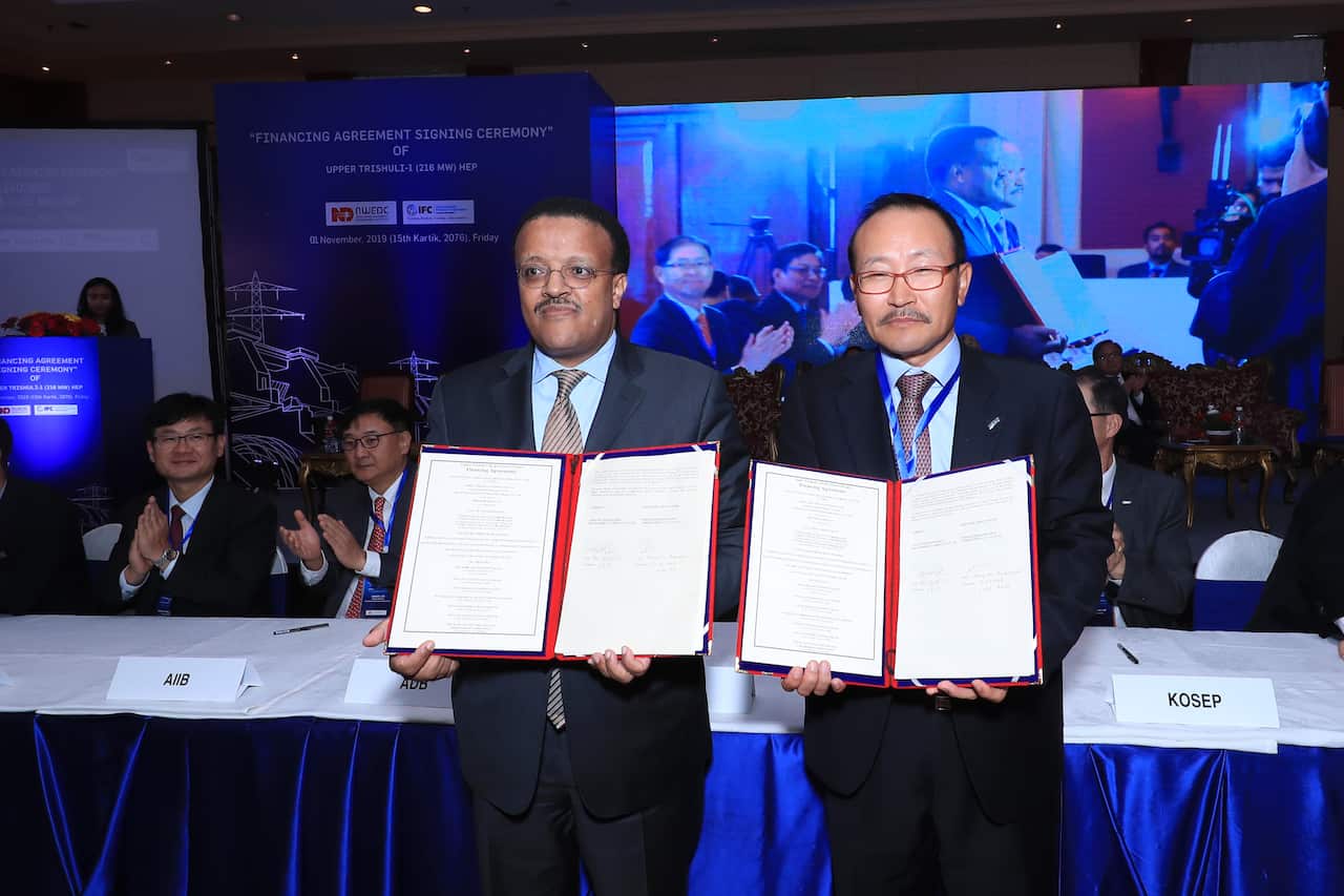 Trishuli project signed in Kathmandu