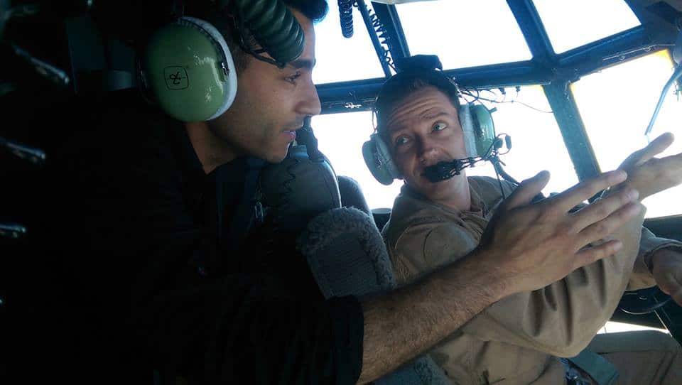 Khaled Khalafalla is entertained Aussie troops in Afghanistan.