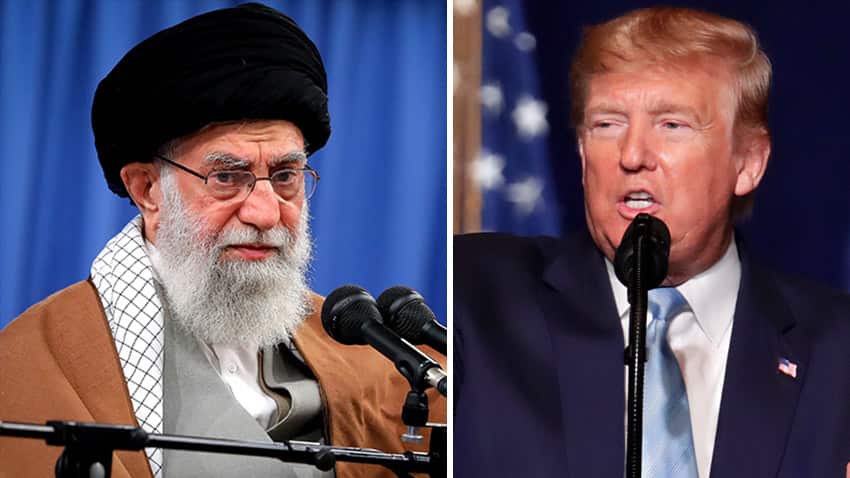 US President Trump and Iranian Supreme Leader Ayatollah Ali Khamenei