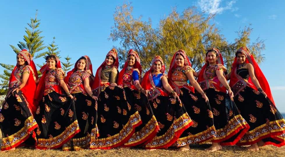 Garba performance in Australia