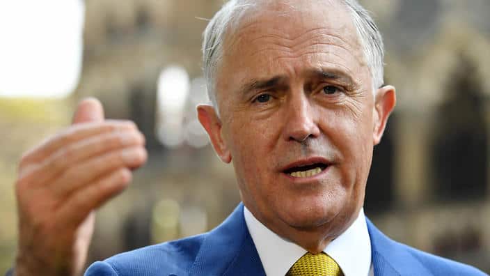 Australia's Prime Minister Malcolm Turnbull