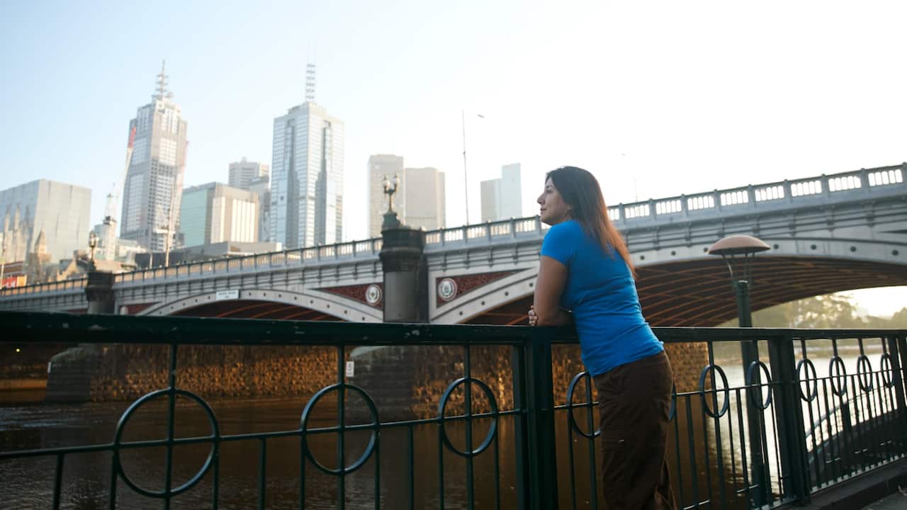 Tourist in Melbourne