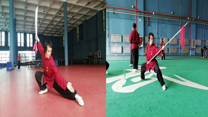 Practicing word and spear 