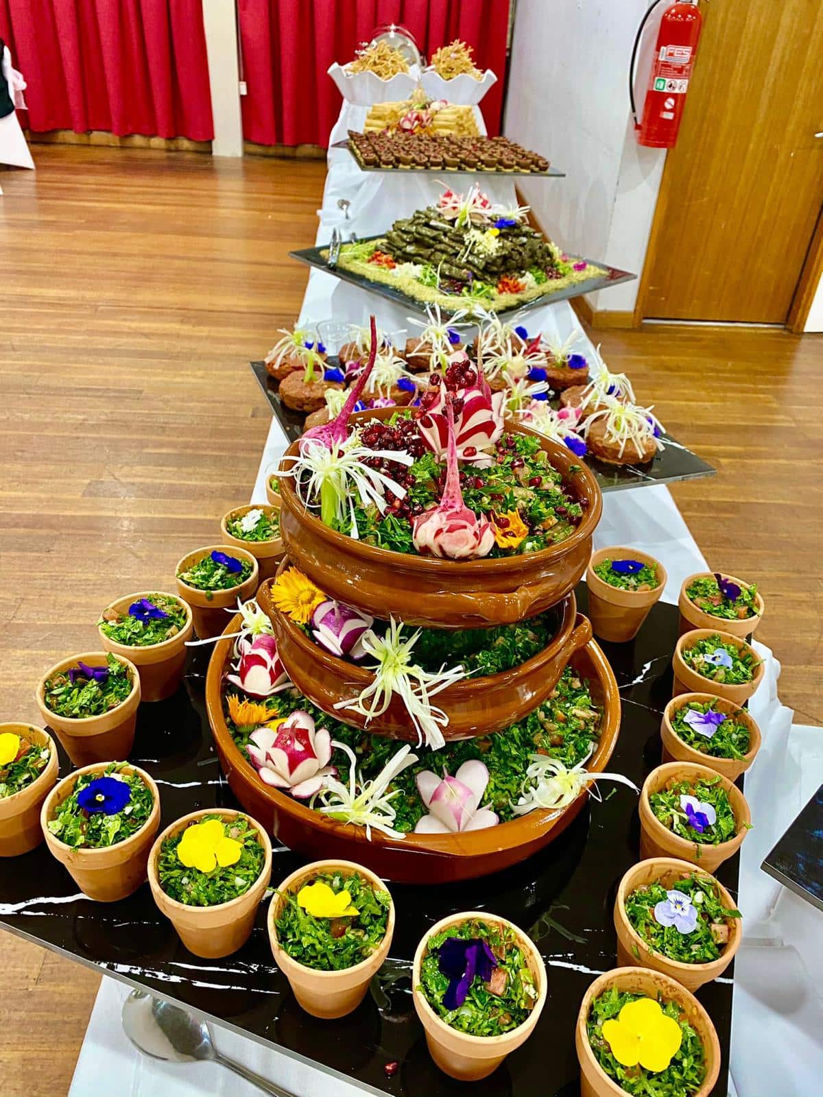 مجموعة مقبلات باردة  من صنع الشيف أيمن عنتر 