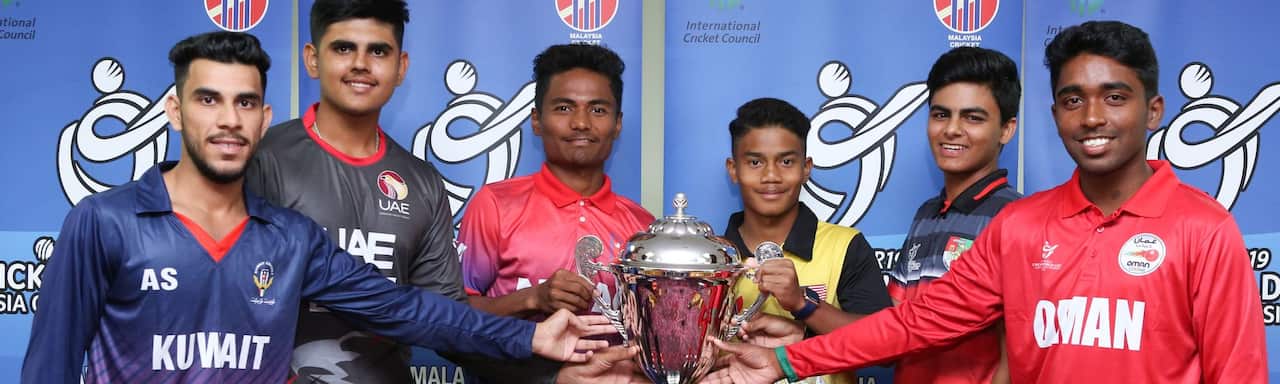Cricket teams from Asia vying for U19 World Cup cricket in 2020.