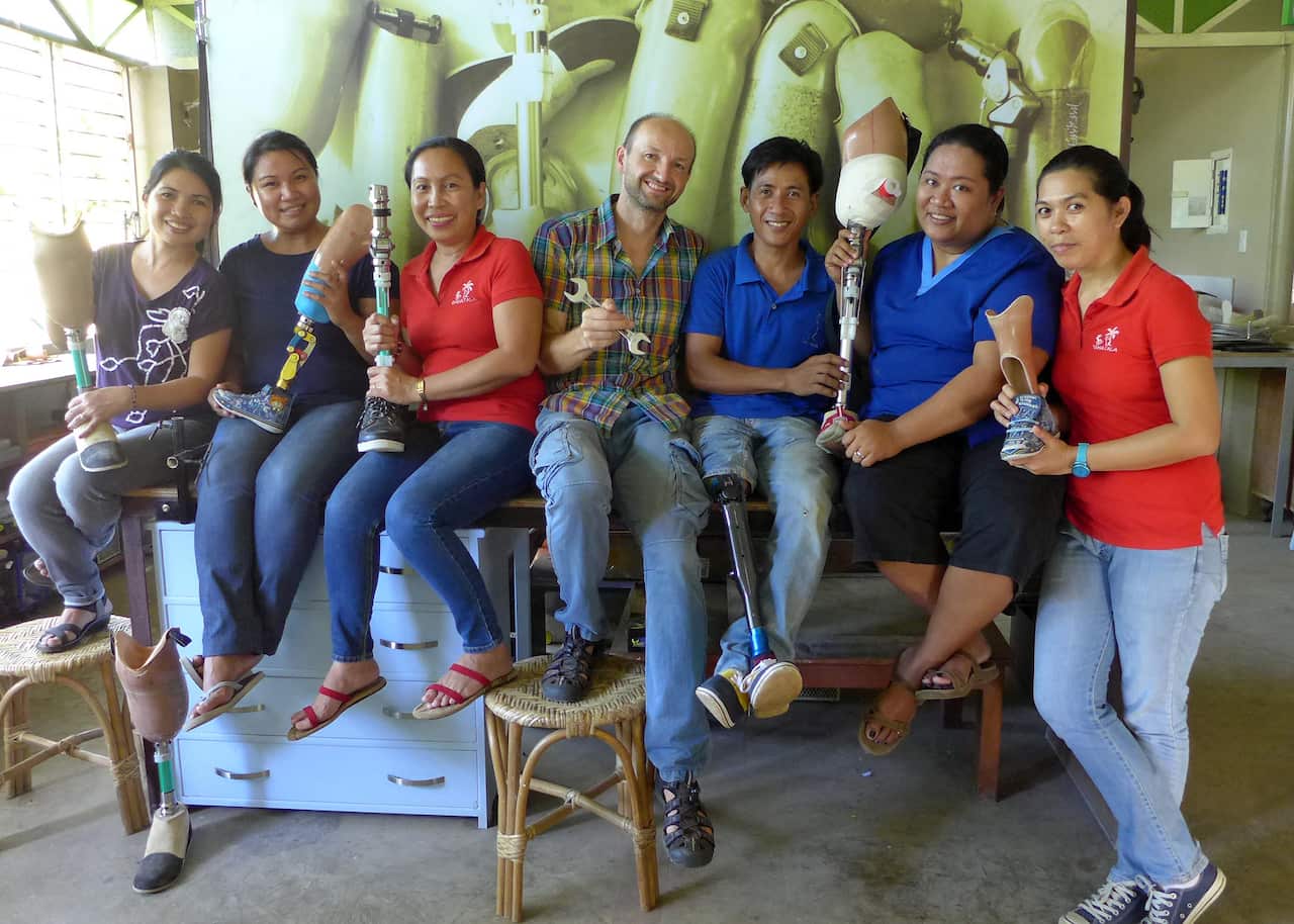 Udo Foerster, prosthetics, Australian volunteer, Bahatala