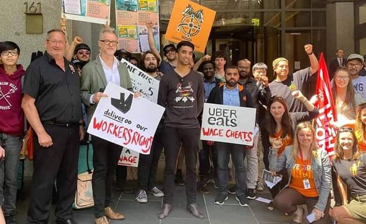 Workers demand rights 