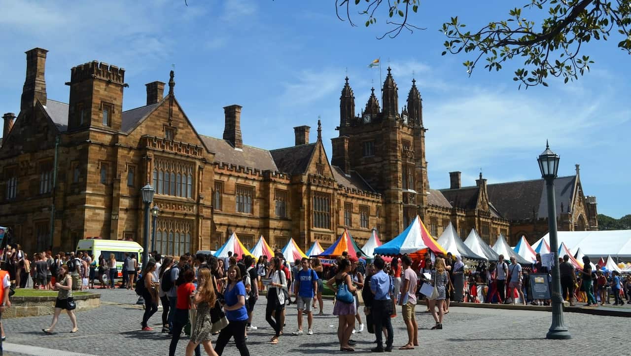 Orientation Week at University of Sydney