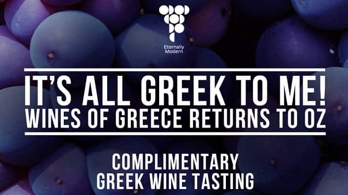 "Wines of Greece" in Australia. 