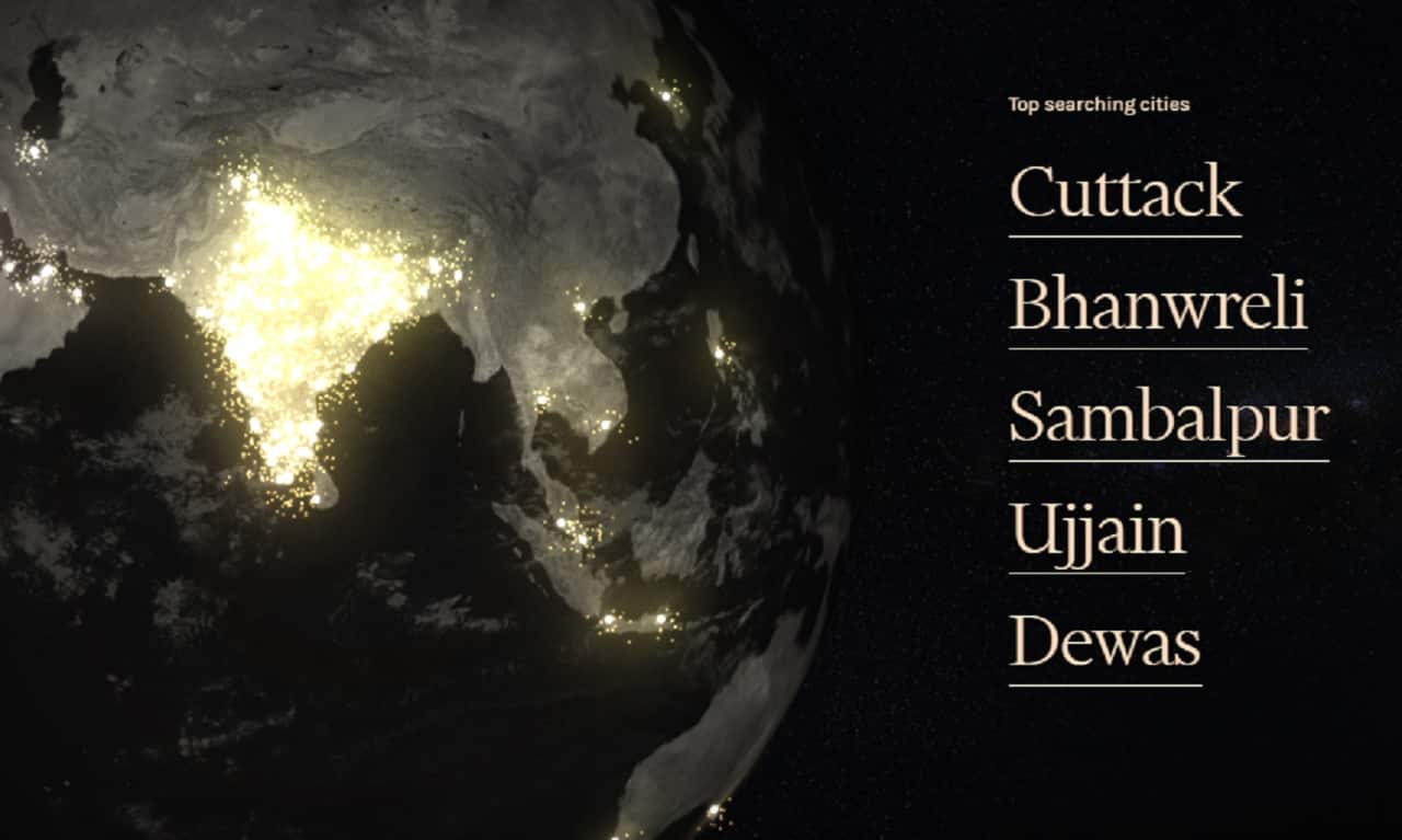 Screenshot from Google Trends Me Too Rising