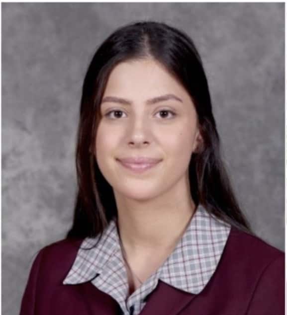 Greek language student Artemis Moschoudi.