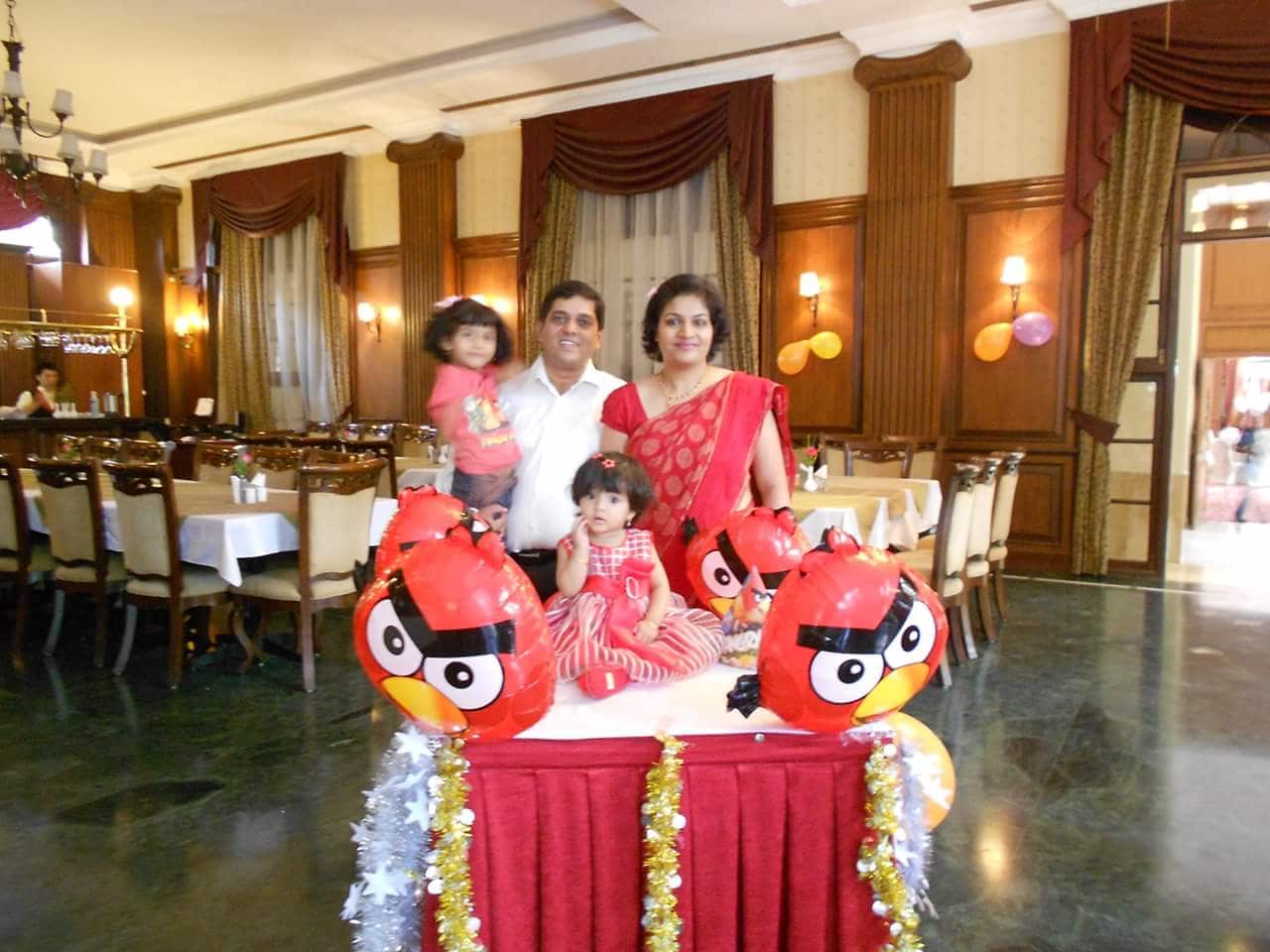 John Fernandez and his family