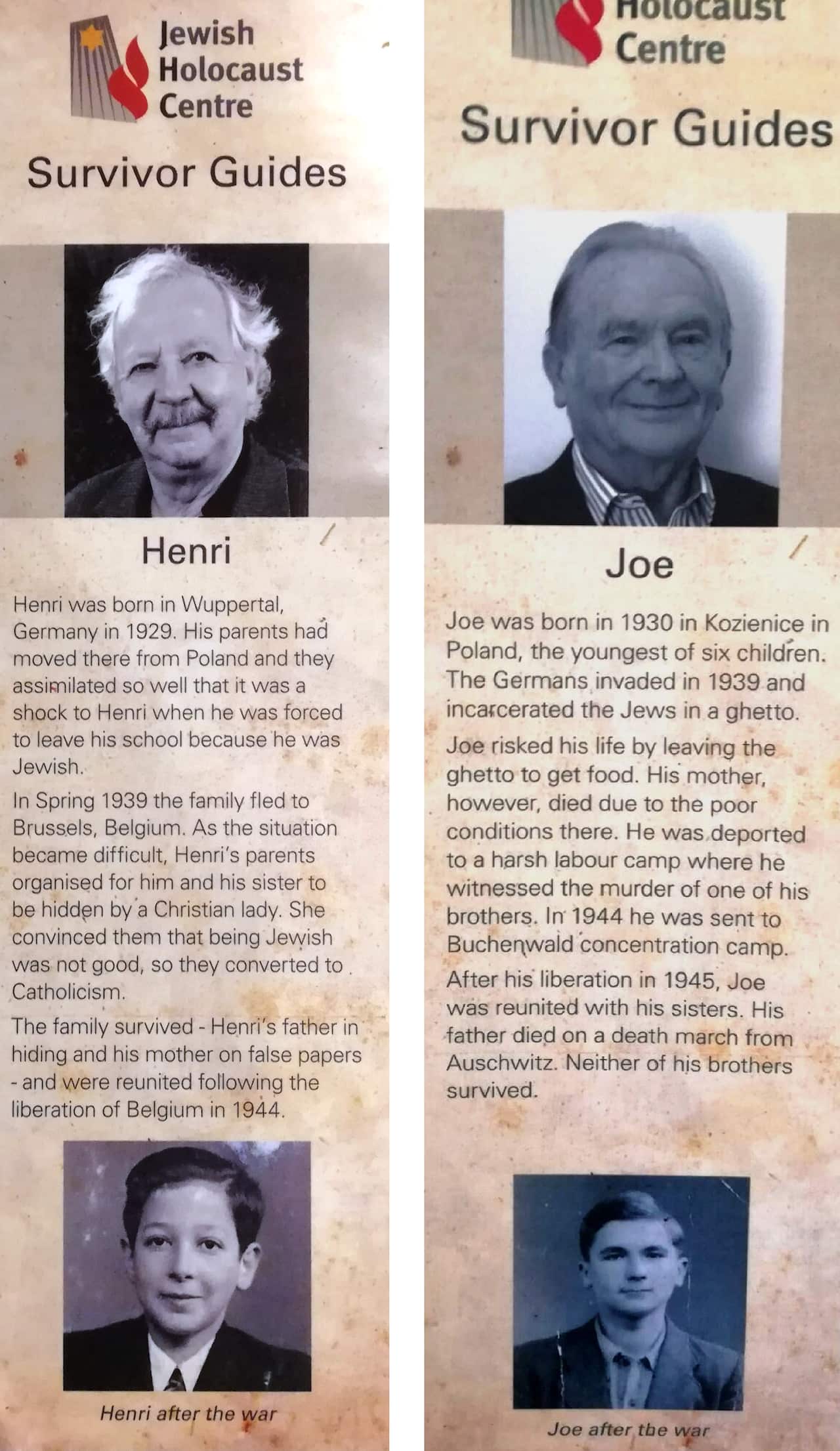 Henri Korn and Joe Szwarcberg