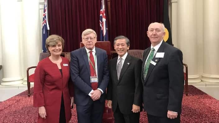 Christina Despoteris, Bruce Atkinson, Kazuyoshi Matsunaga and Bill Wilson.