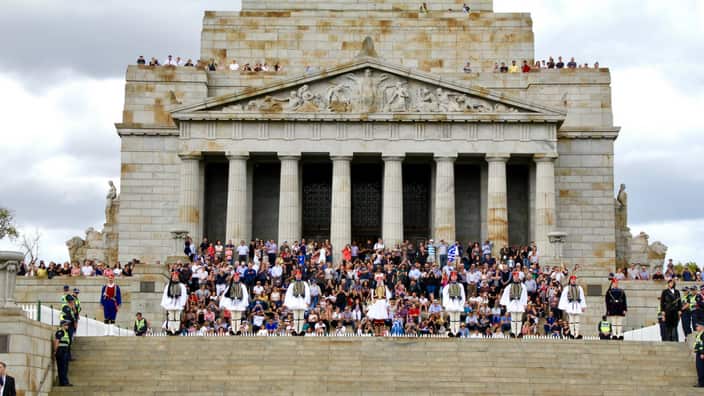 Evzones in Melbourne