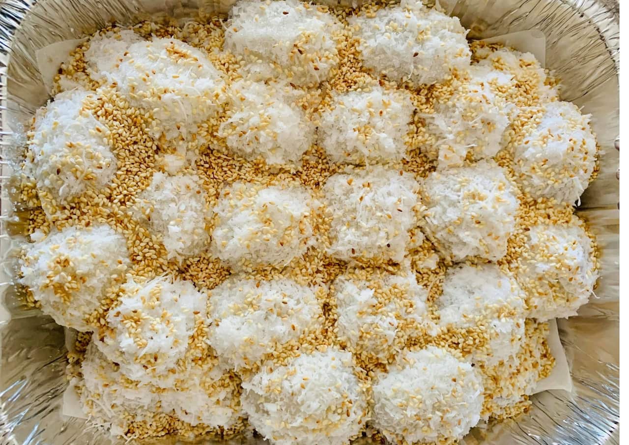 Palitaw Filipino Merienda