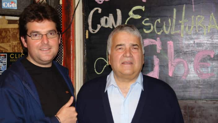 O Δημήτρης Παρούσης με τον Demetrio στην Ushuaia, Γη του Πυρός