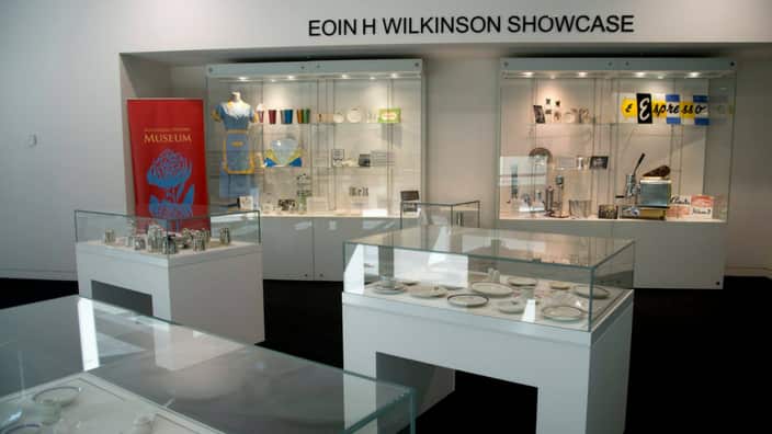 The exhibition will feature rare, unique and diverse Greek café and milk bar tableware, décor and uniforms, spanning the period 1920s through to the 1960s.