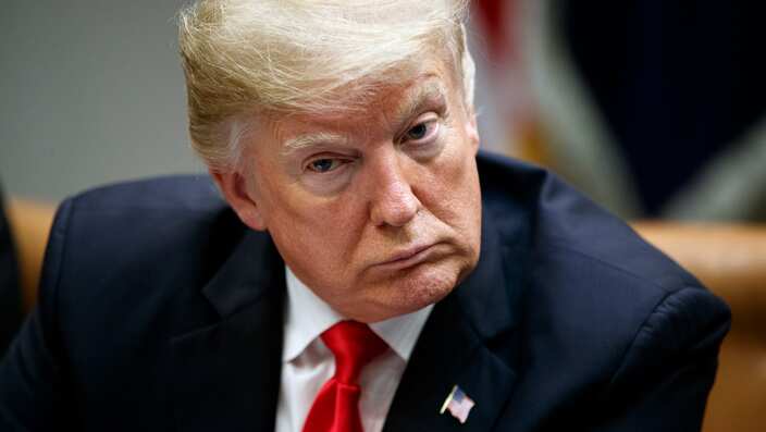 US President Donald Trump 