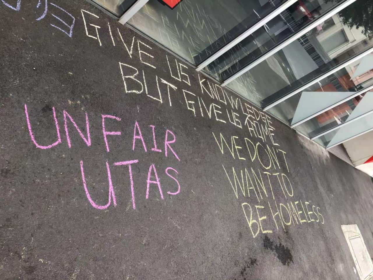 UTAS students protest for unfair accommodation policy