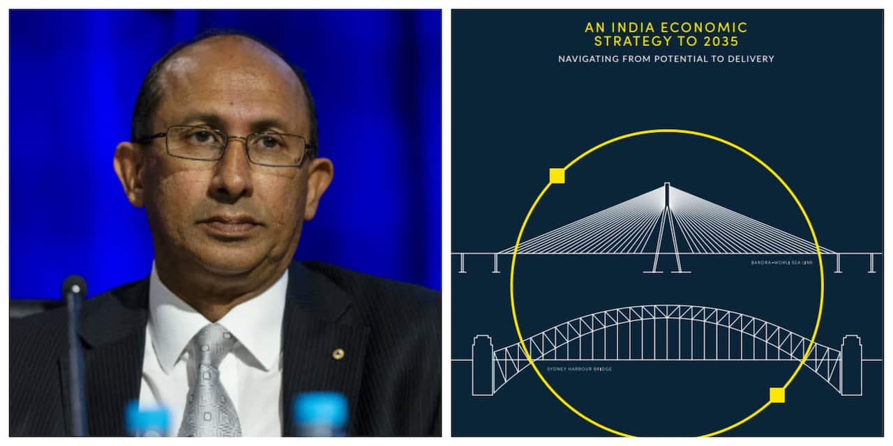 Peter Varghese and Cover of his report