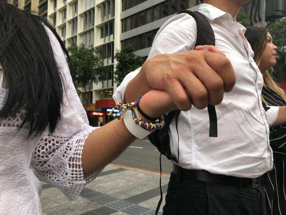 The demonstrations in Brisbane. Via Claudianna Blanco