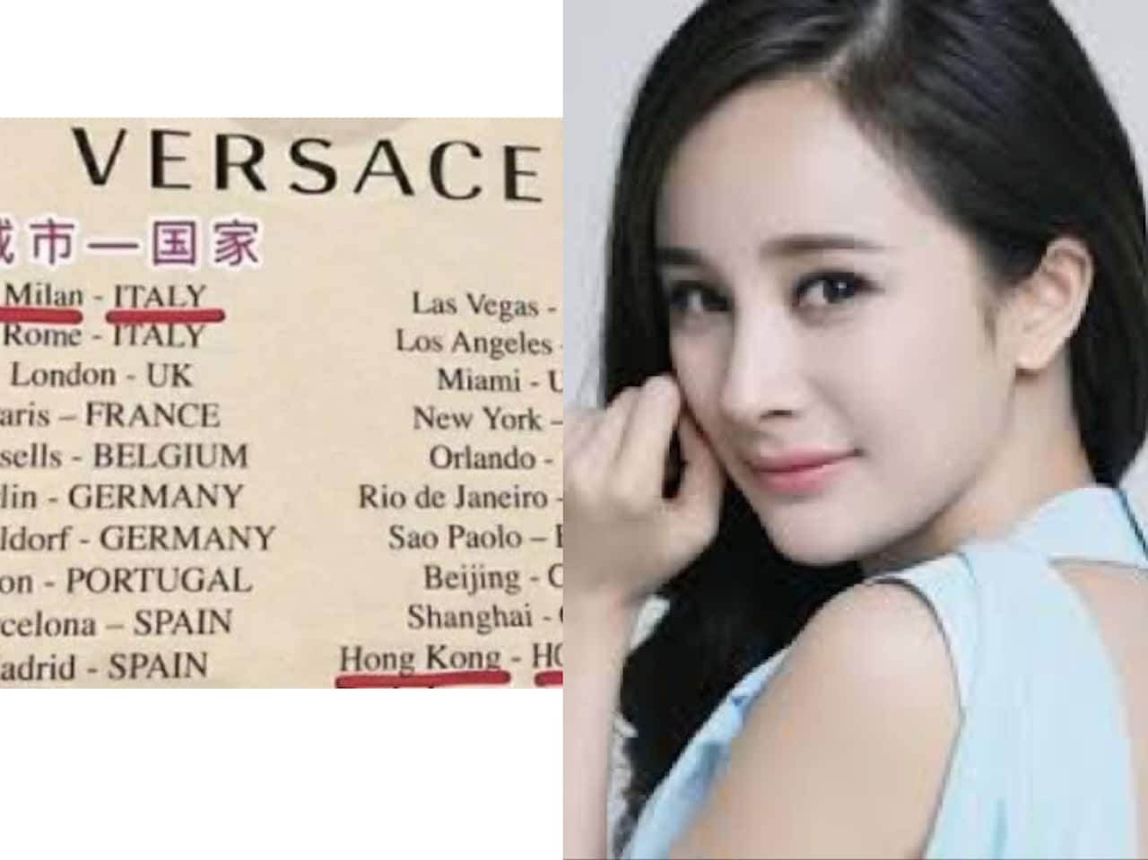 Versace apologises for T-shirt mislabelling Hong Kong, Macau as countries