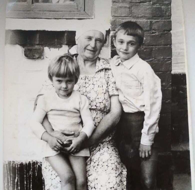 Victoria's Grandmother and her younger cousins, 70s, Vakhnivka village, Vinnytsia Oblast, Ukraine