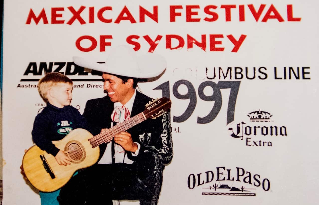Victor Valdes in Sydney Mexican Festival, 1997