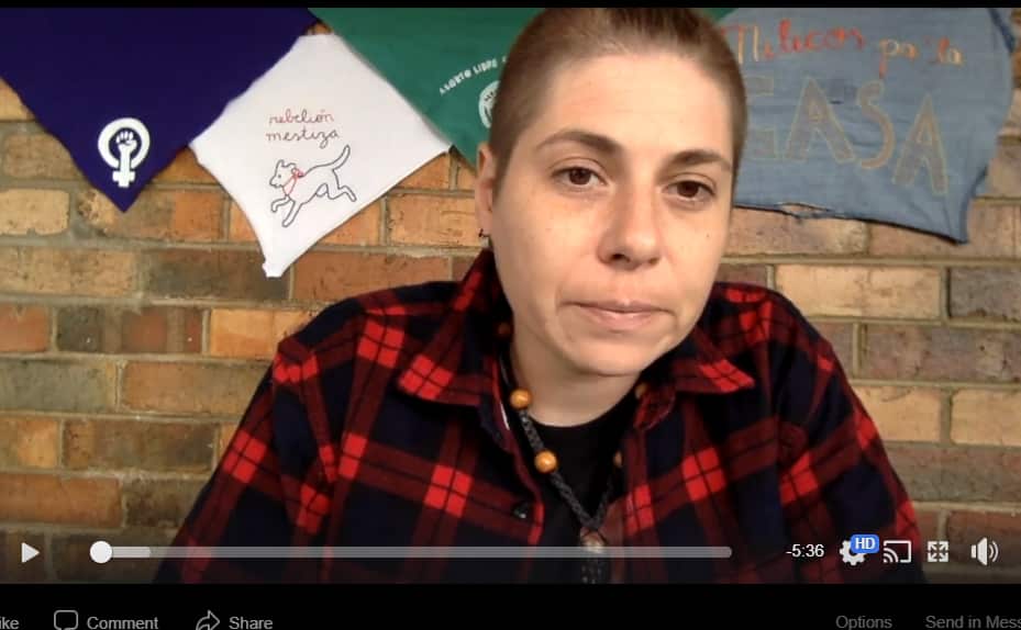 La periodista chilena, Anaí Wiche.