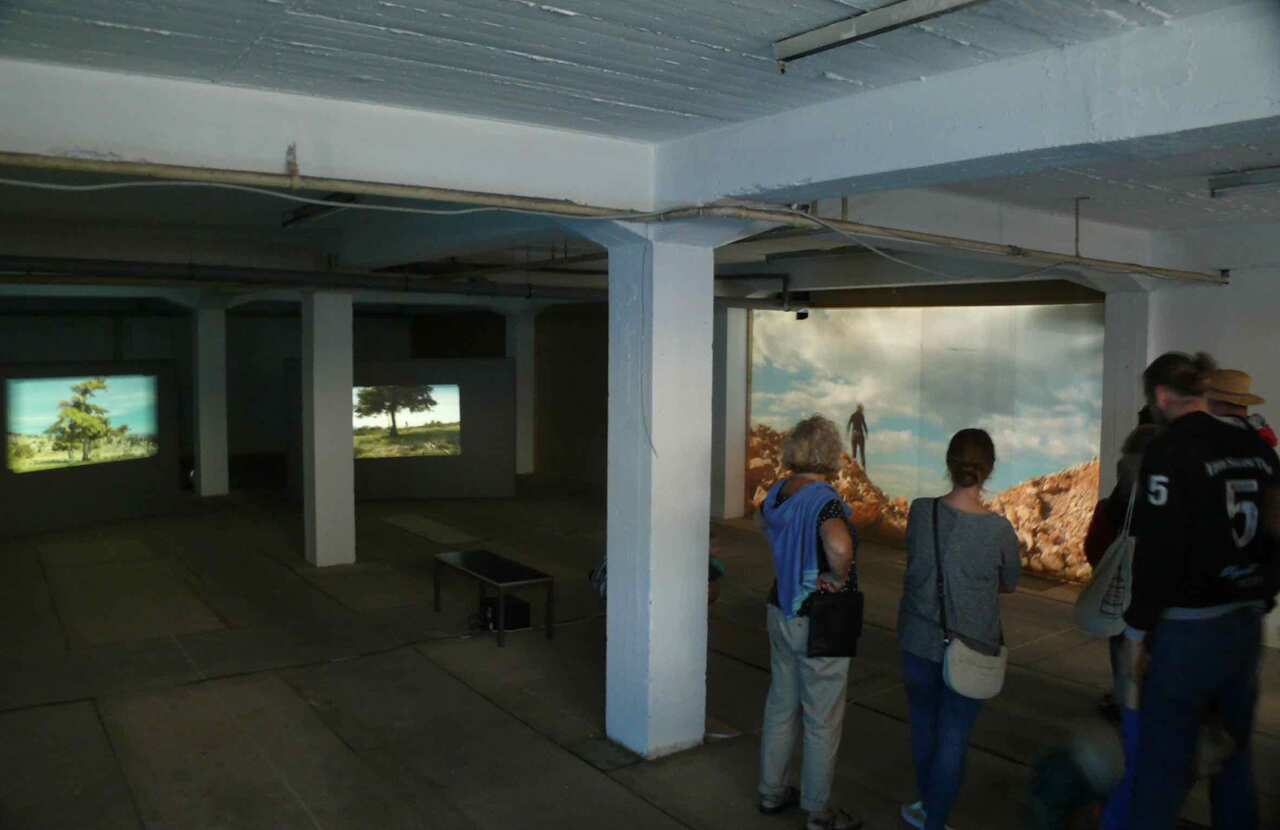 Videoinstallation im Keller