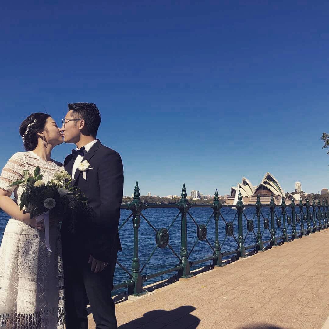 NSW vintage bus wedding