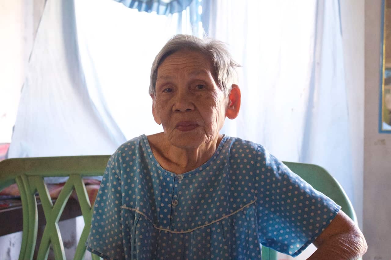 Violeta Delos Santos, Kian Delos Santos’ grandmother. 