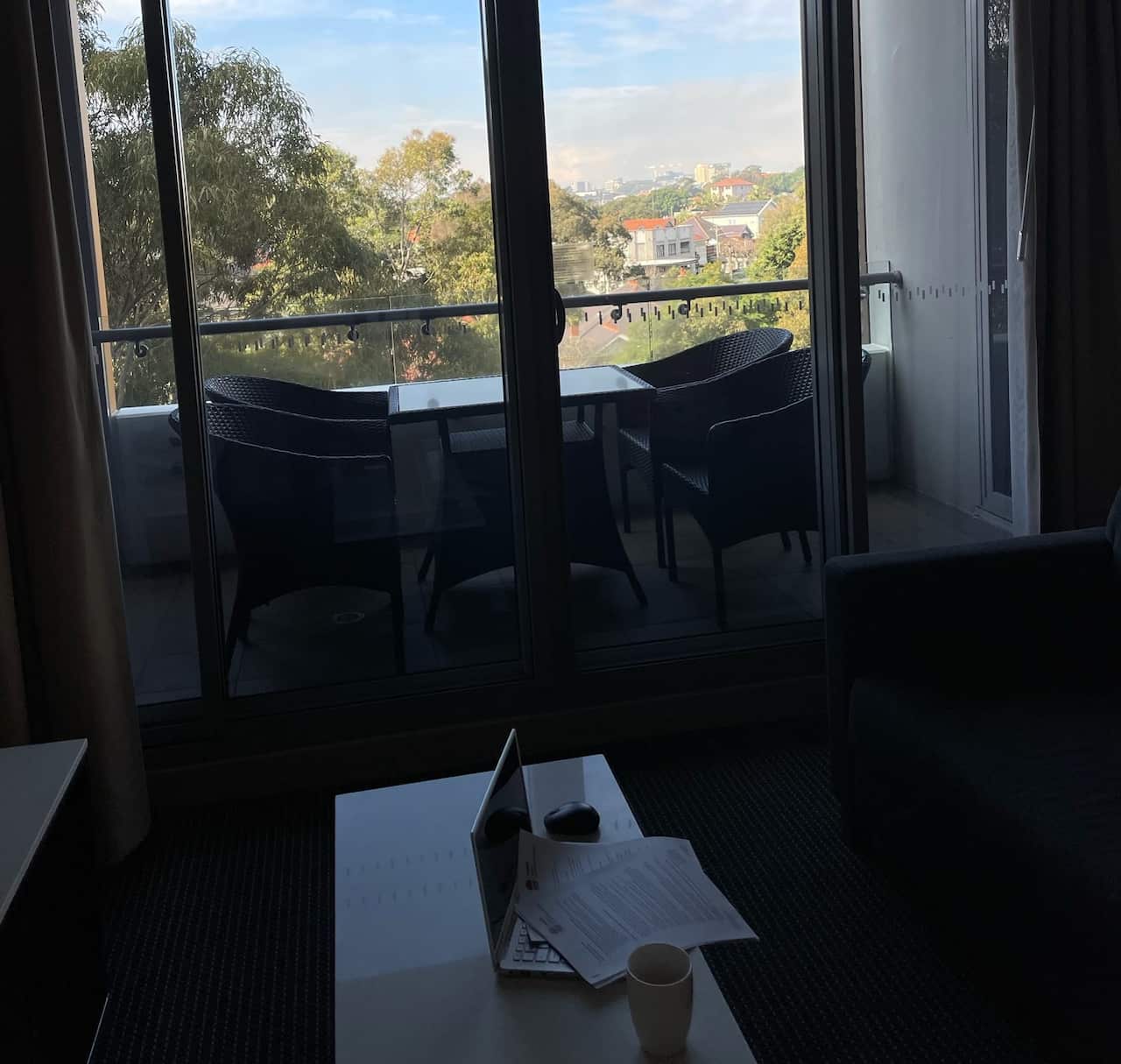 Vista quarto hotel Juliana